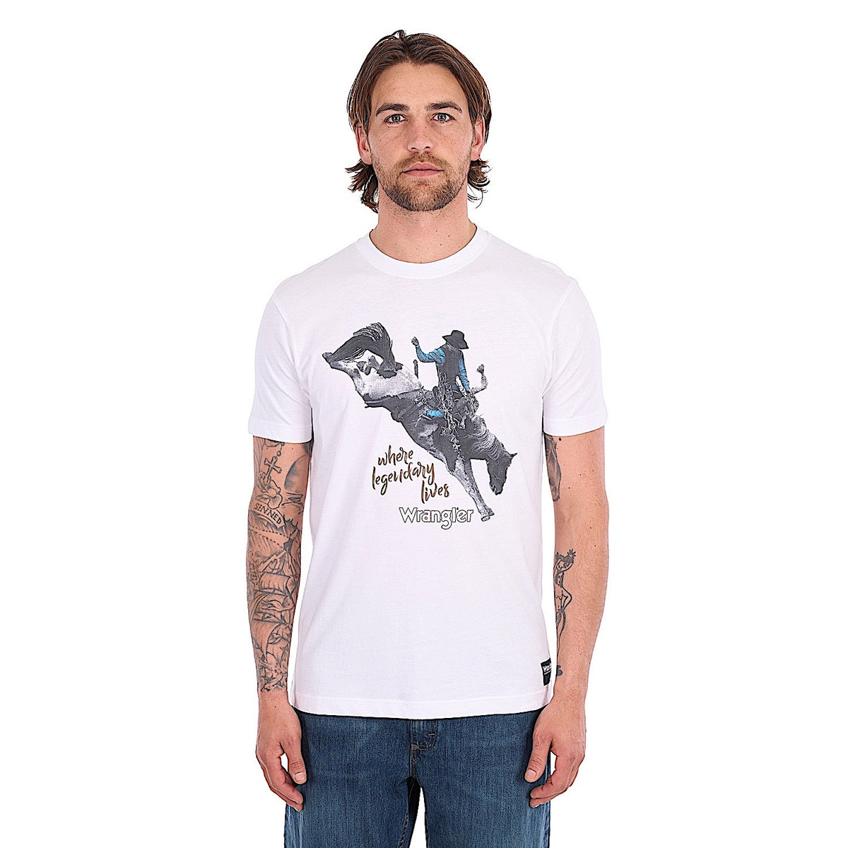 Wrangler Men's Michael Tee - White