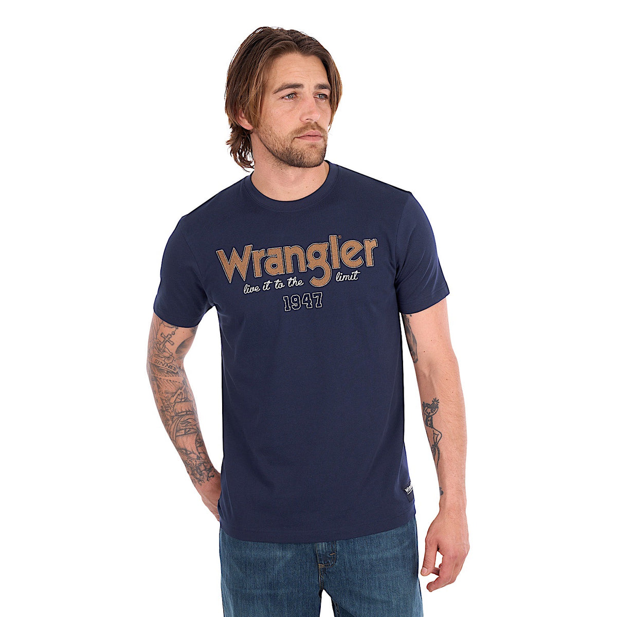Wrangler Men's Kevin Tee - Navy