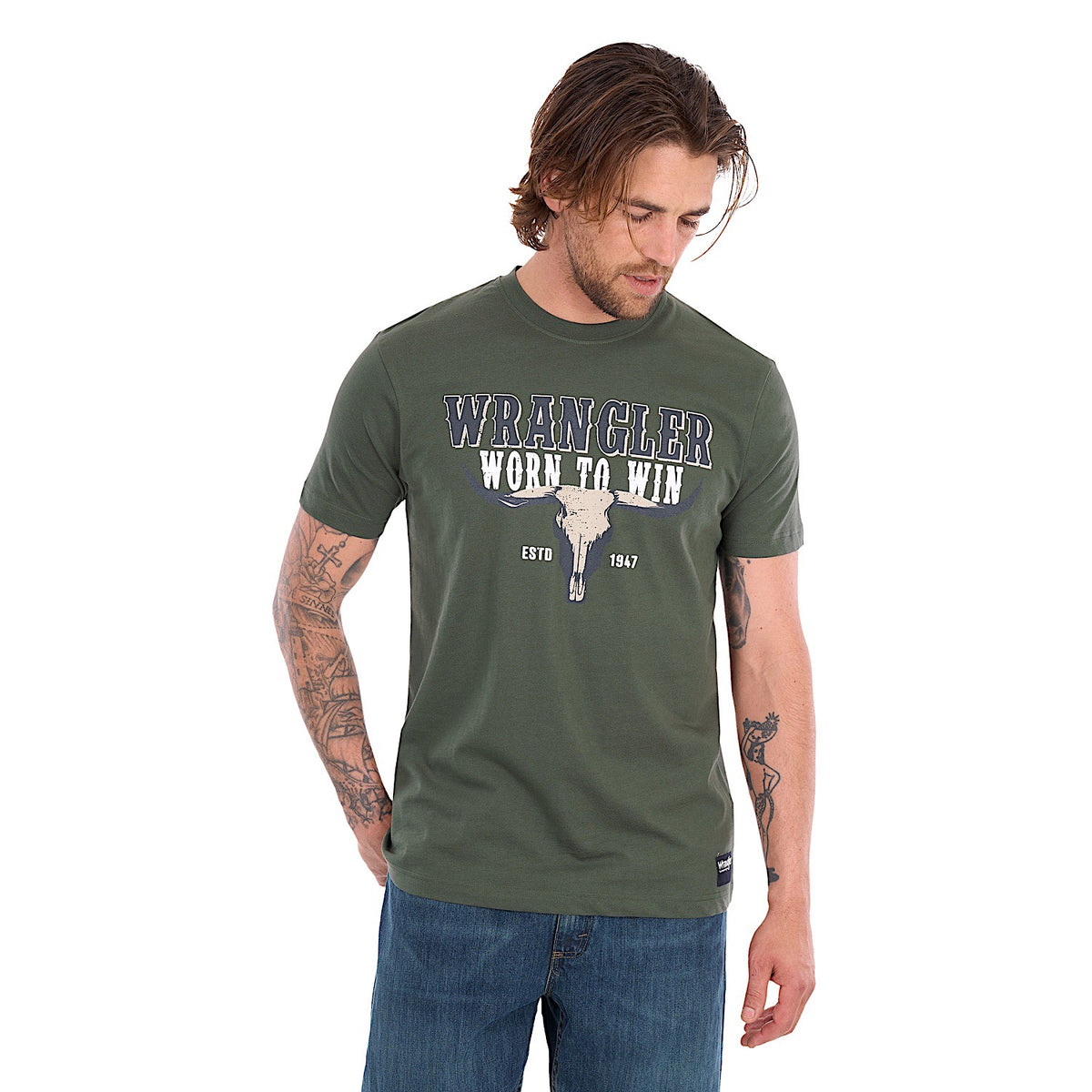 Wrangler Men's Scott Tee - Cypress