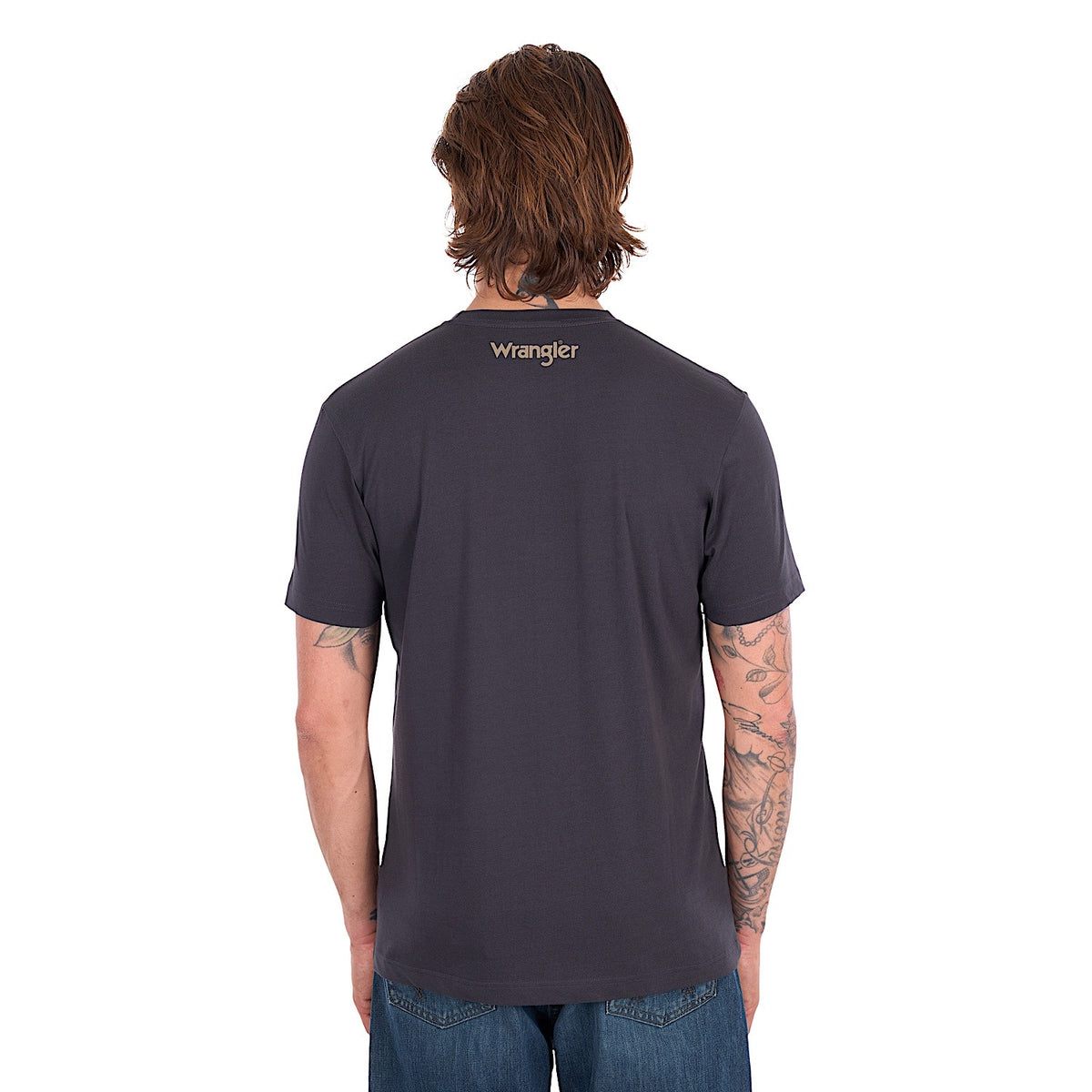 Wrangler Men's Tim Tee - Charcoal