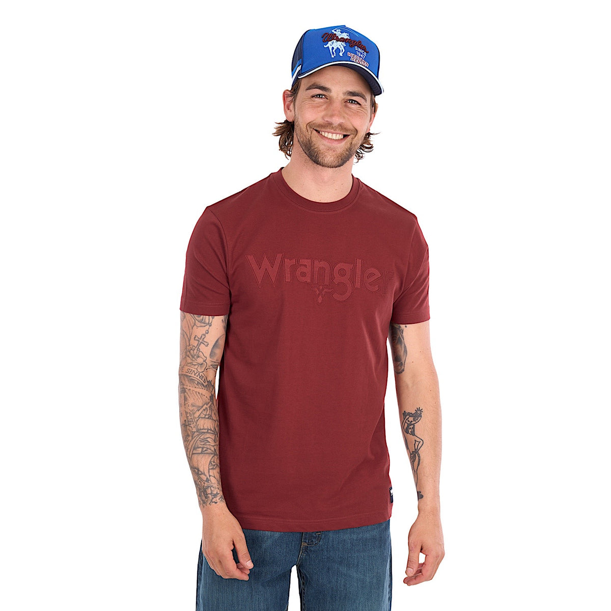 Wrangler Men's Chase Tee - Cognac