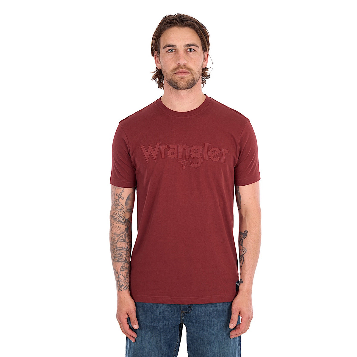 Wrangler Men's Chase Tee - Cognac