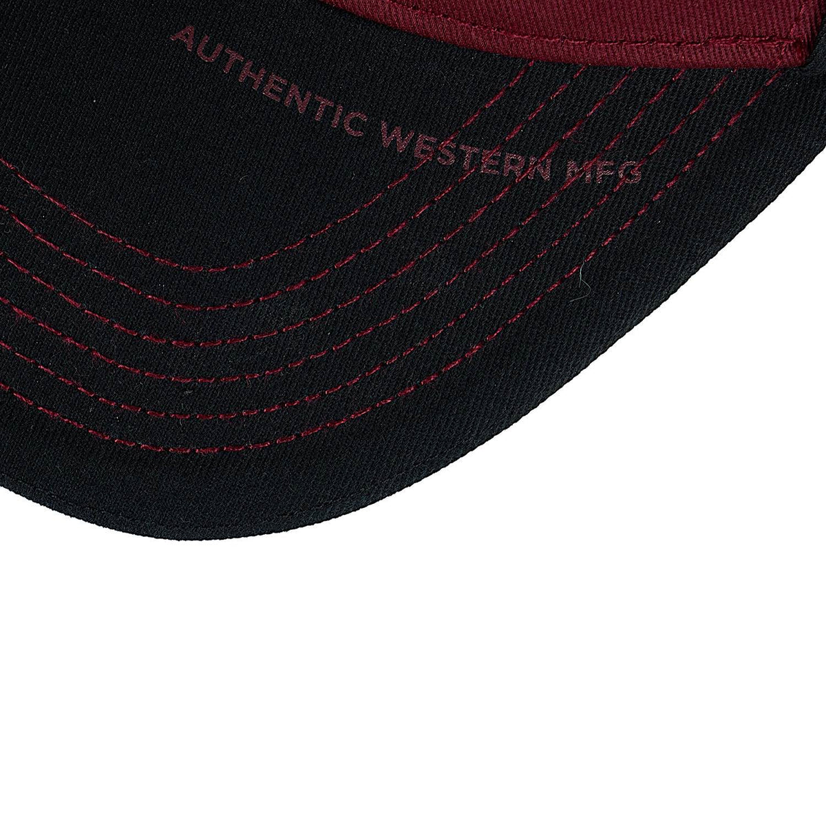 Wrangler Odin High Profile Trucker Cap - Black / Cognac