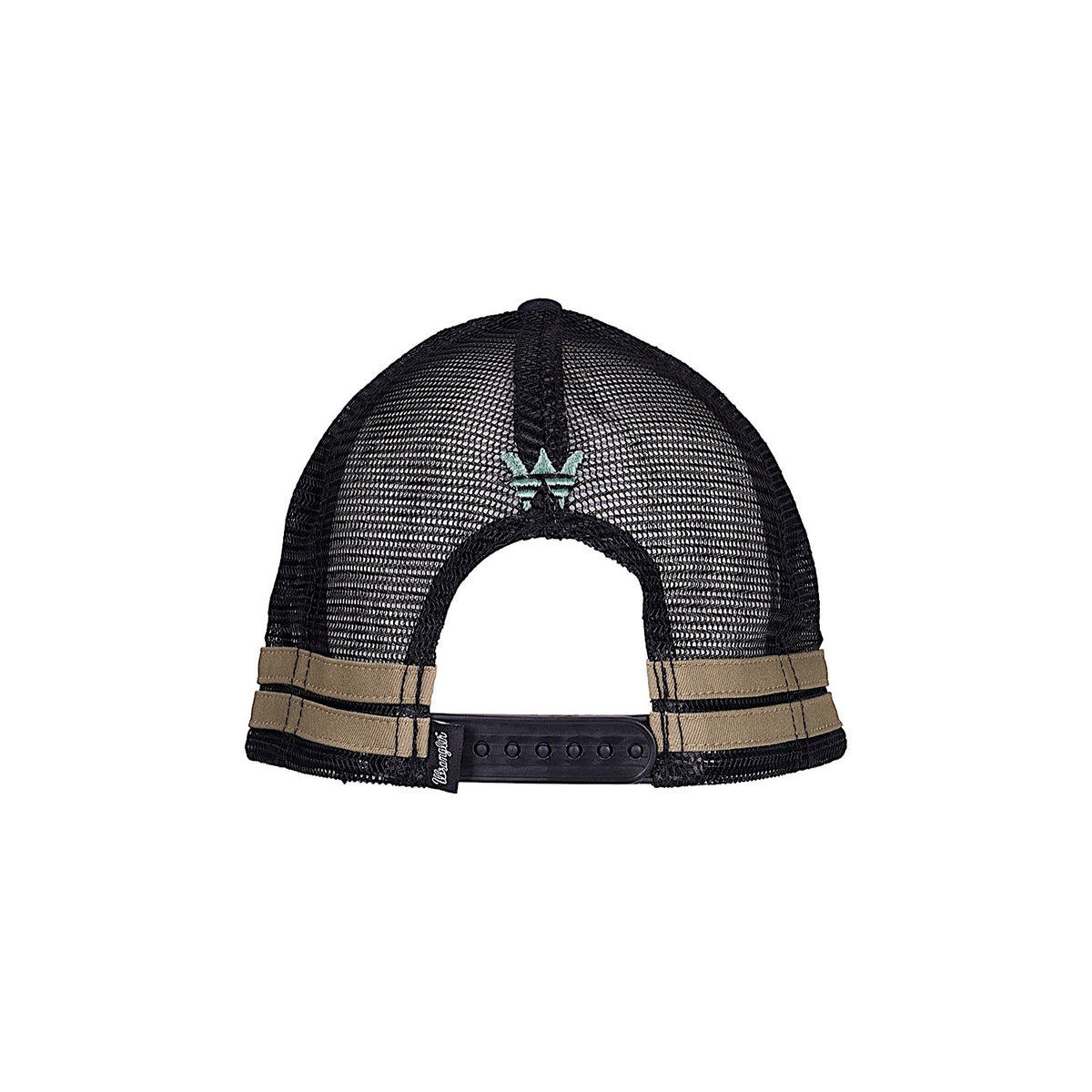 Wrangler Layton High Profile Trucker Cap - Black / Sage