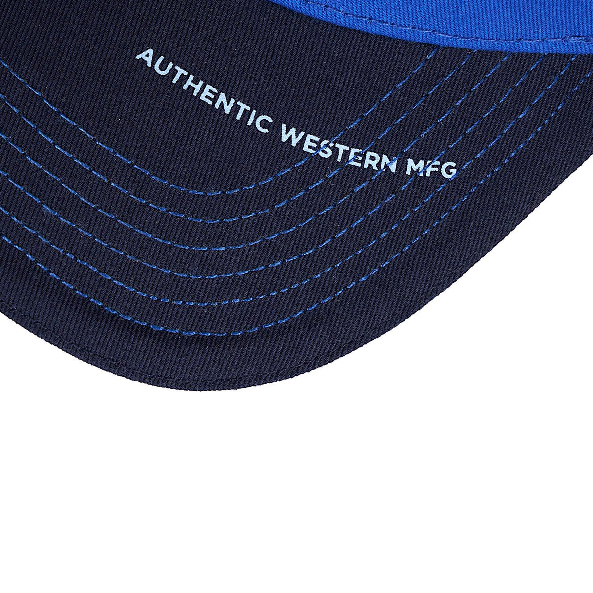 Wrangler Wade High Profile Full Back Cap - Blue / Navy