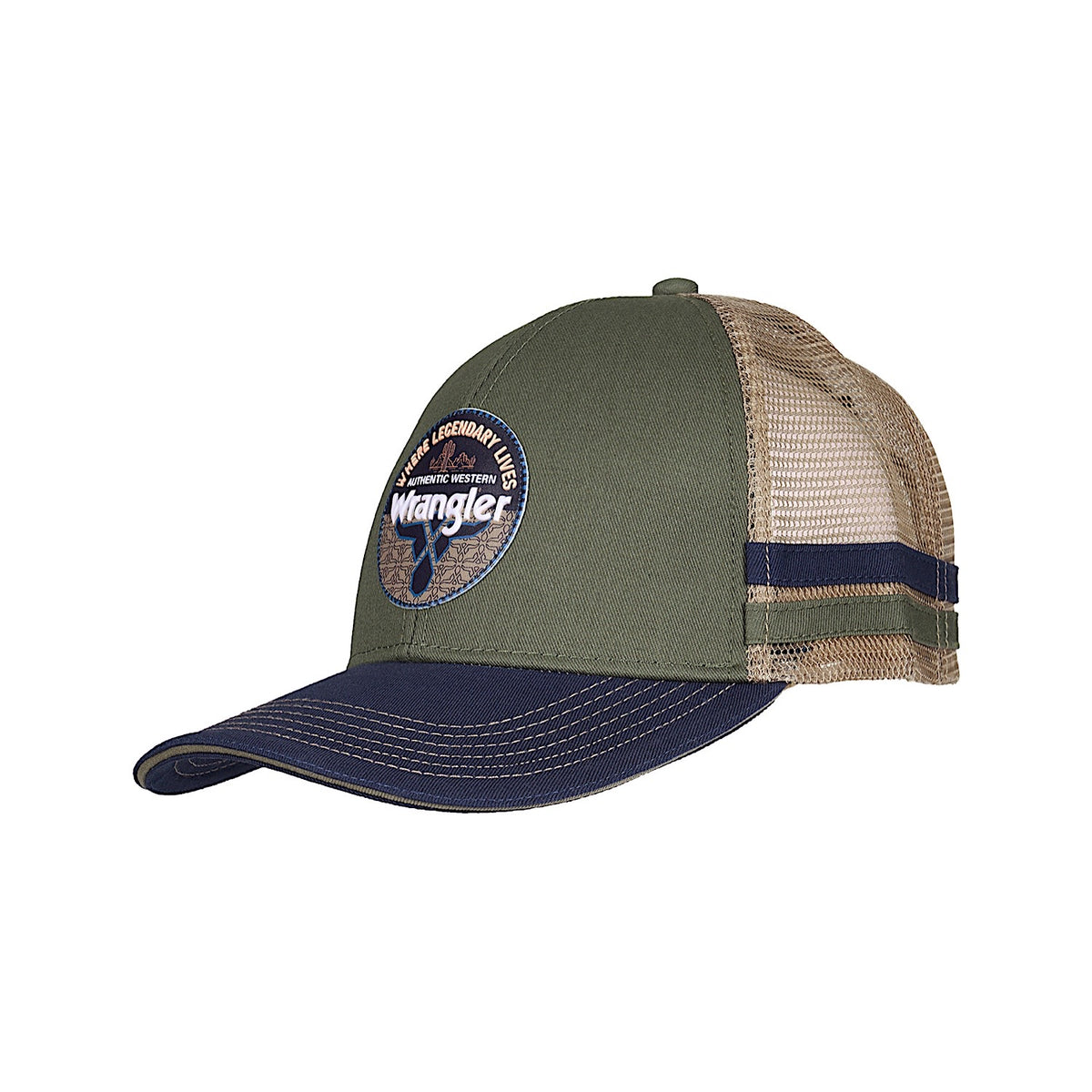Wrangler Neil Trucker Cap - Cypress / Navy