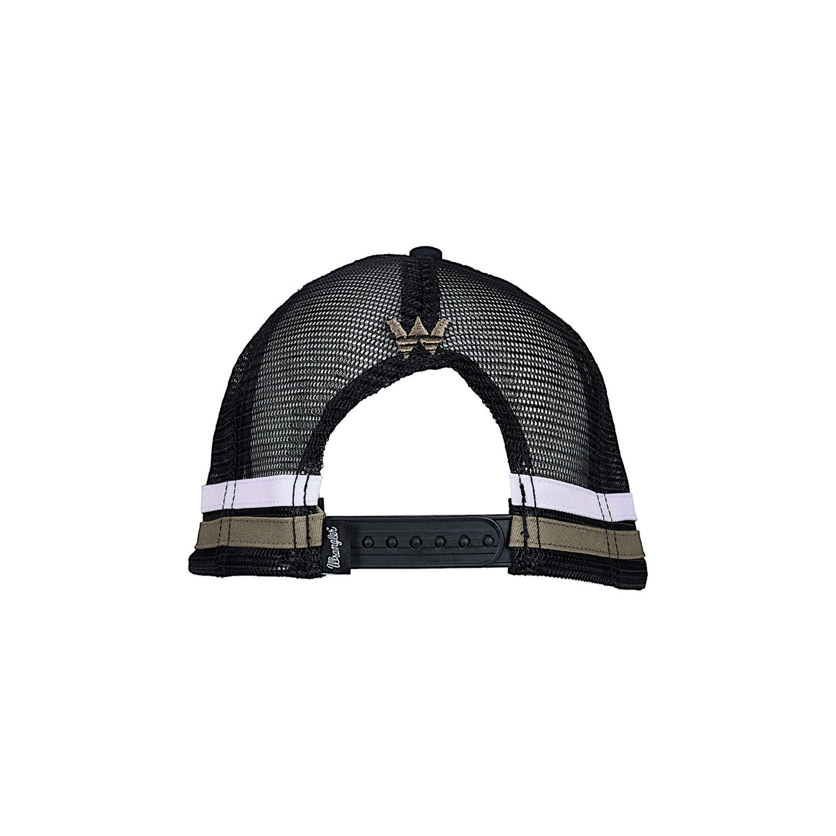 Wrangler Evan High Profile Trucker Cap - Dark Tan / Multi