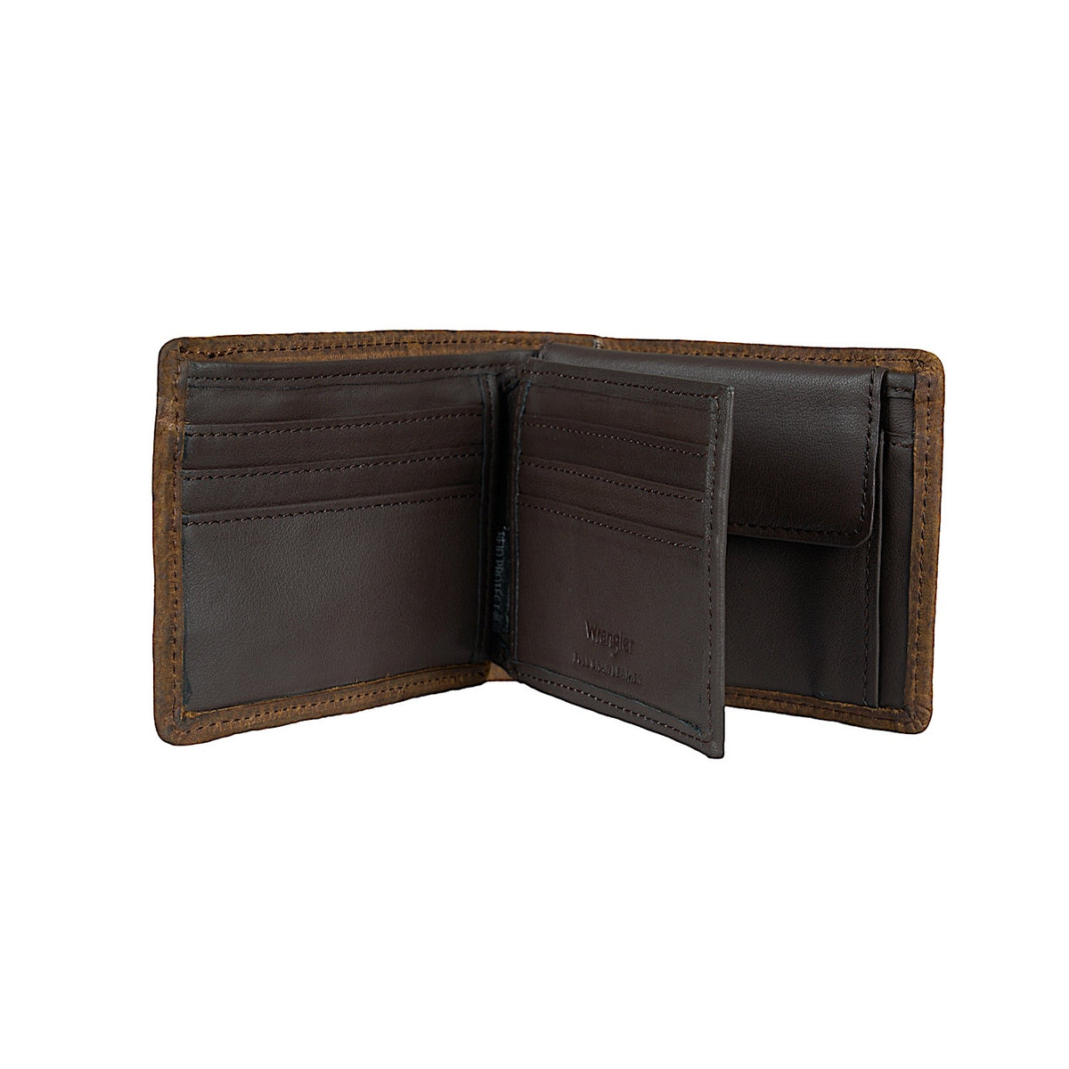 Wrangler Kace Wallet - Dark Tan