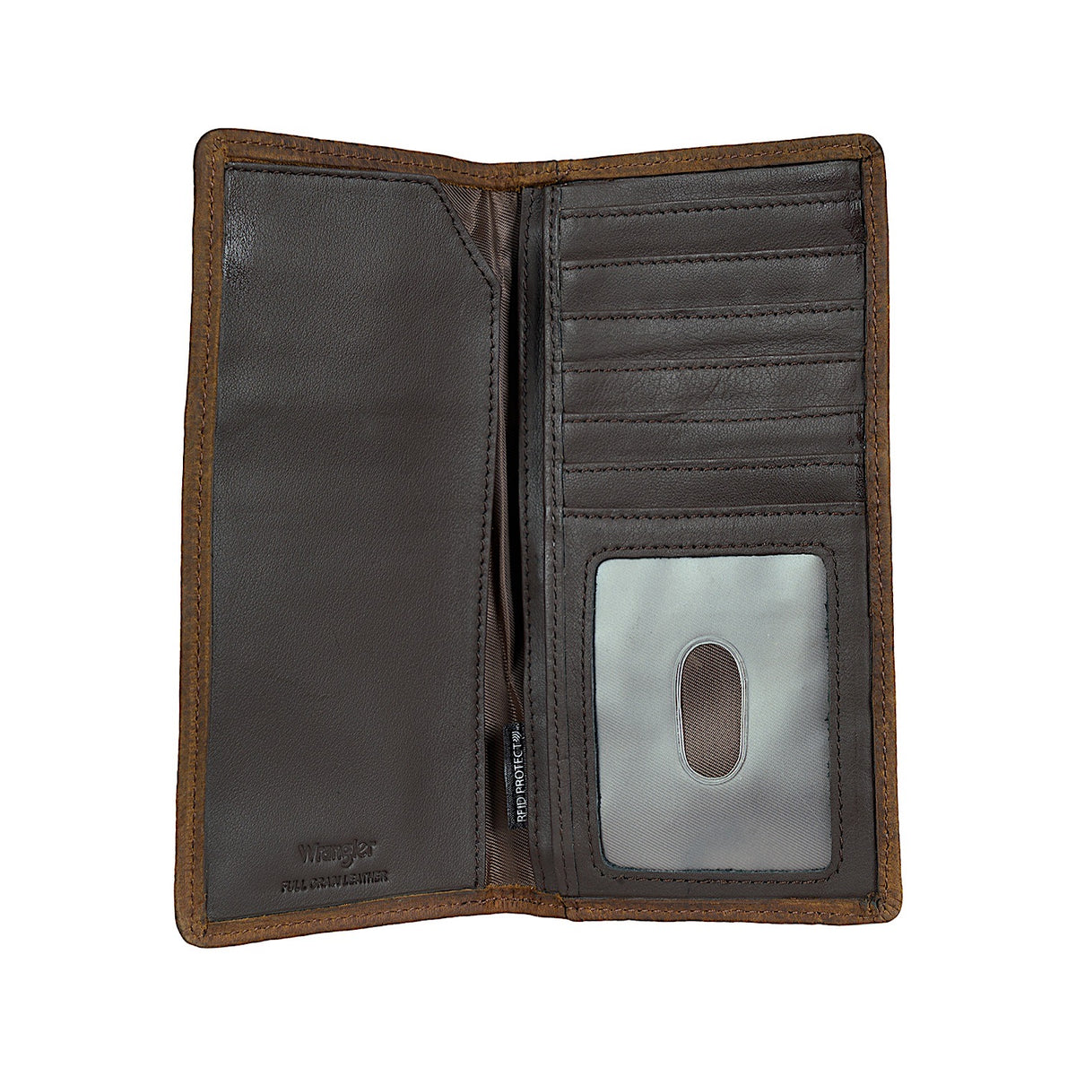 Wrangler Kace Rodeo Wallet - Dark Tan