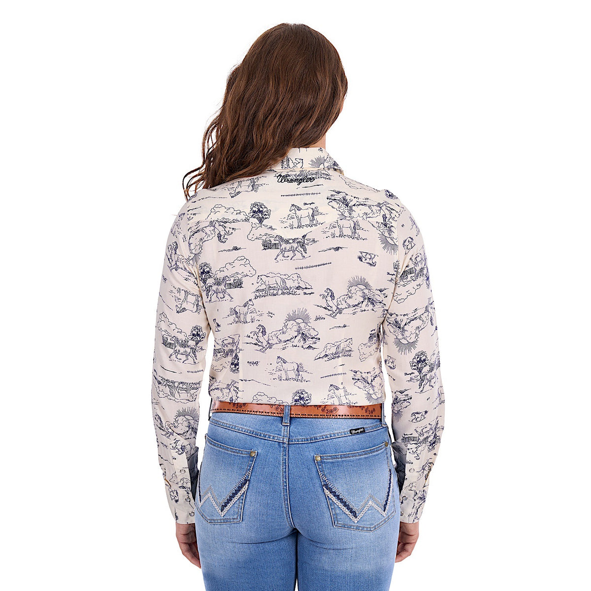 Wrangler Women's Ivory Shirt - Cream