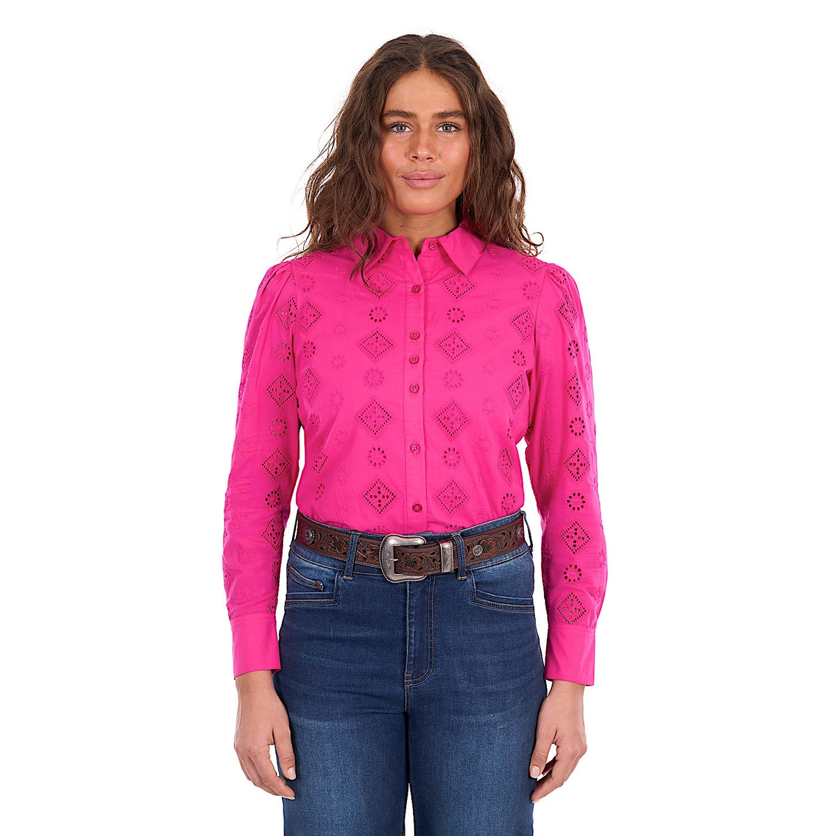Wrangler Women's Fleur Shirt - Pink