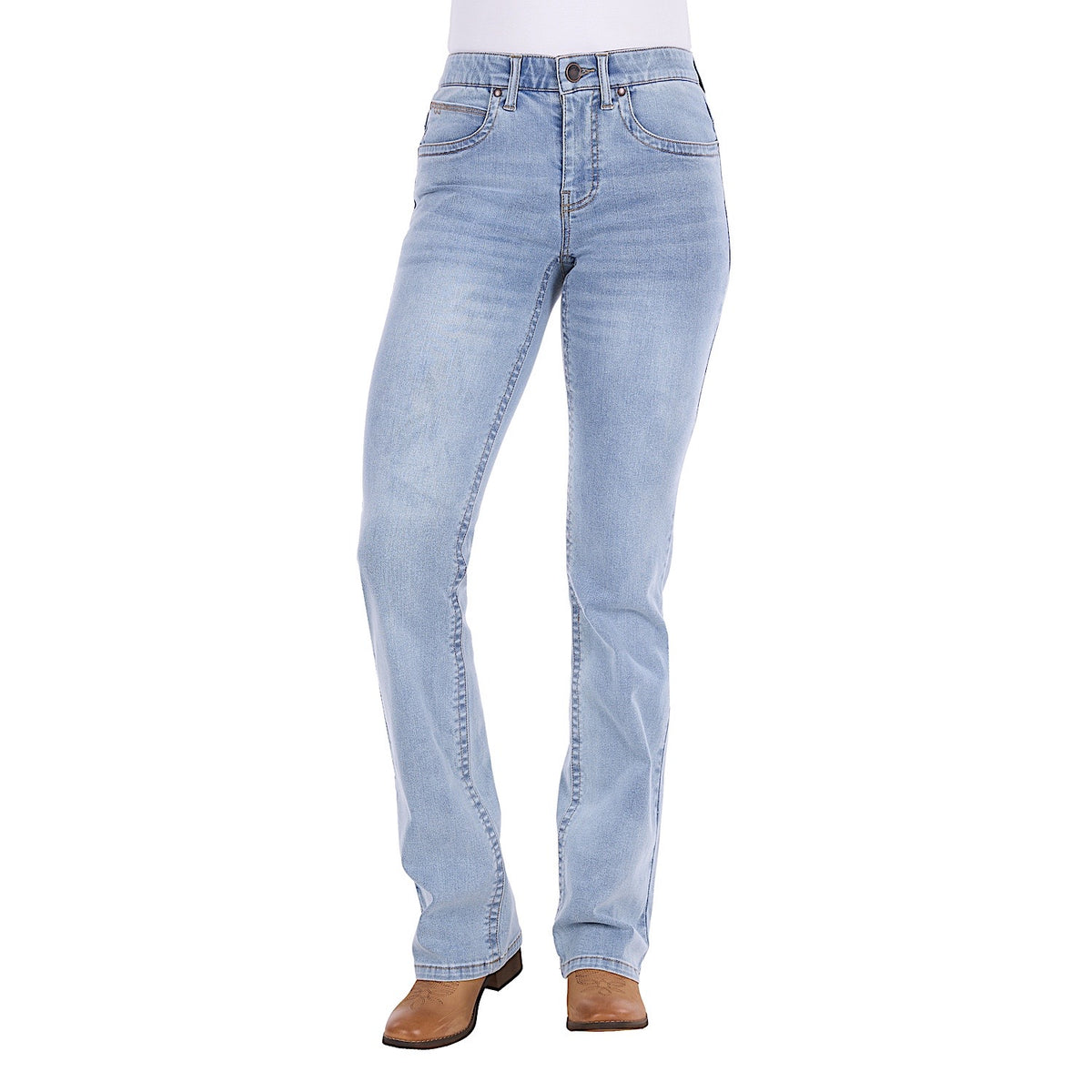Wrangler Women's Verity Boot Cut Jean - Willow - Sky