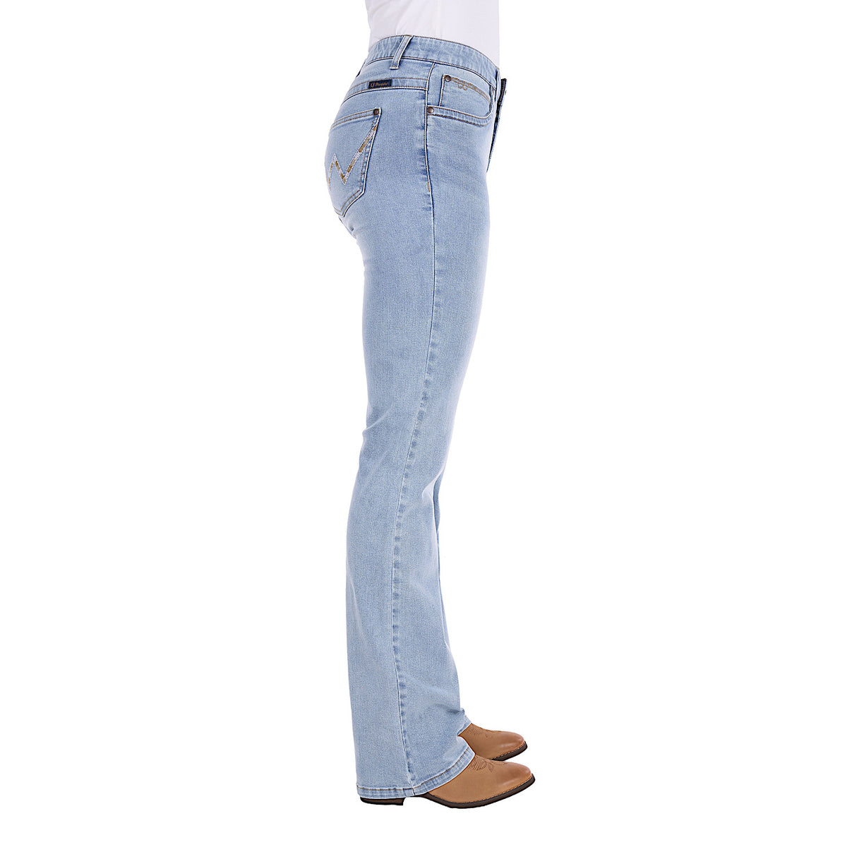 Wrangler Women's Verity Boot Cut Jean - Willow - Sky
