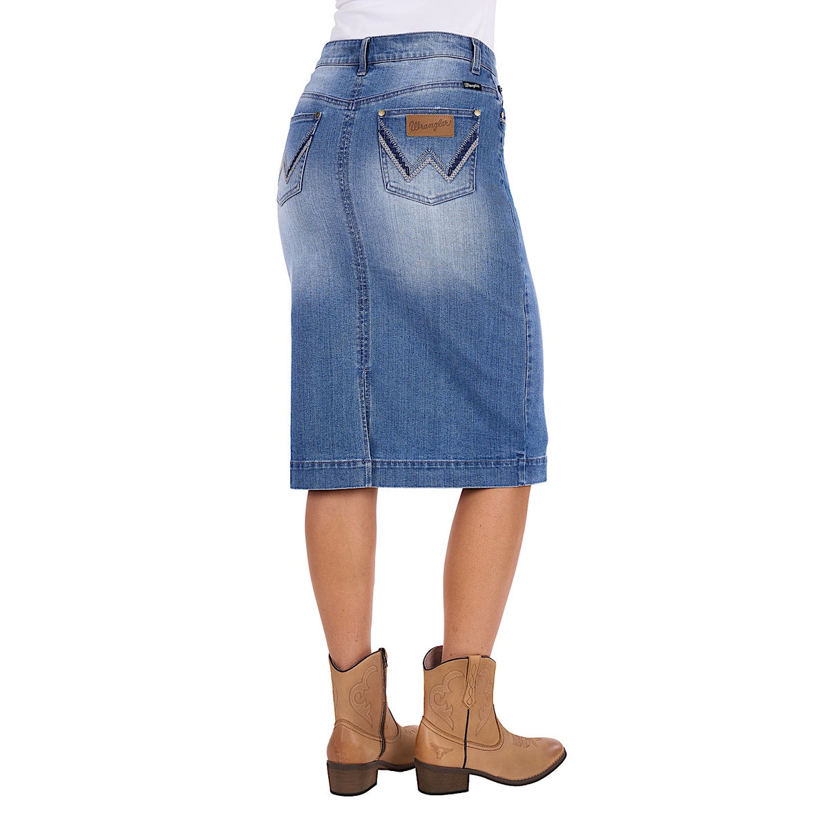 Wrangler Women's Emmie Denim Skirt - Kora Blue