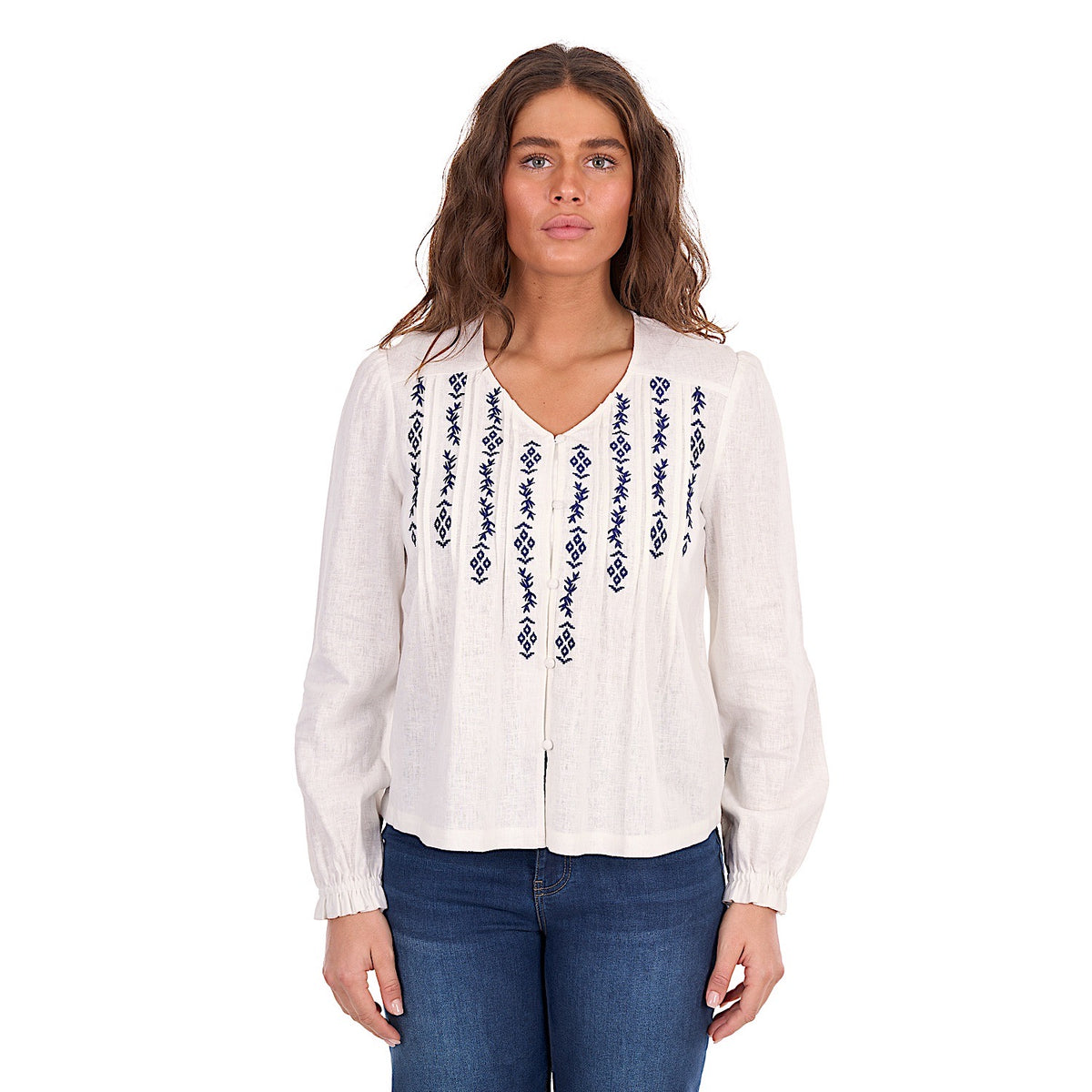 Wrangler Women's Ava Blouse - White