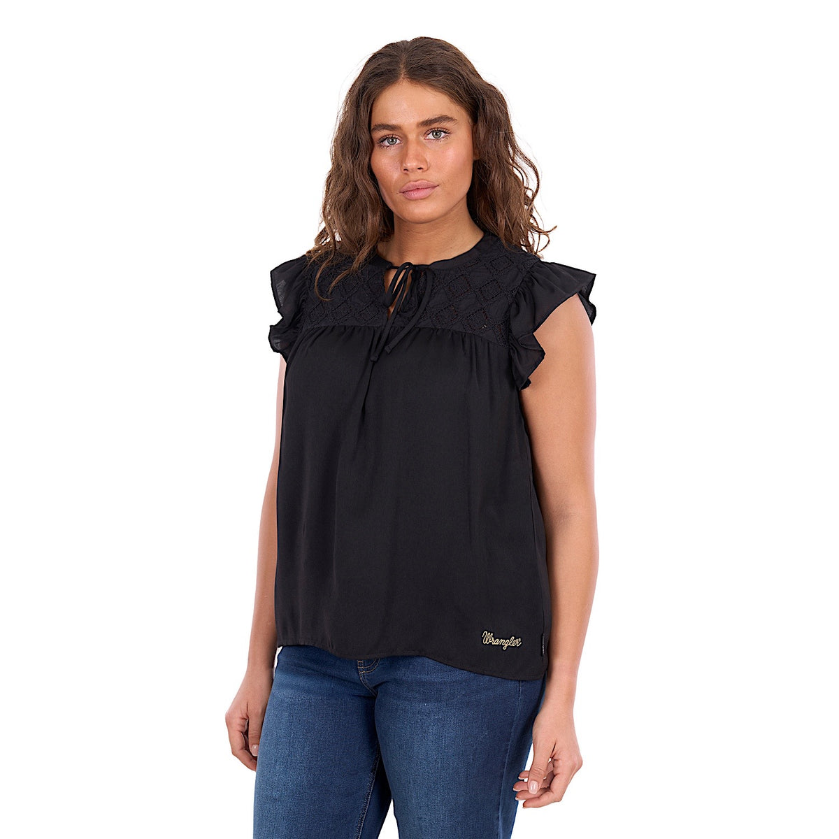 Wrangler Women's Stella Blouse - Black