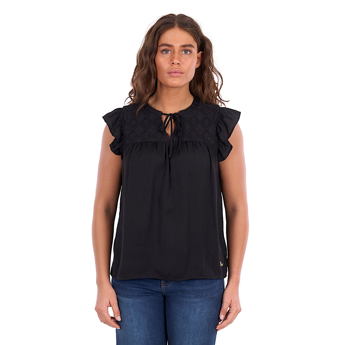Wrangler Women's Stella Blouse - Black