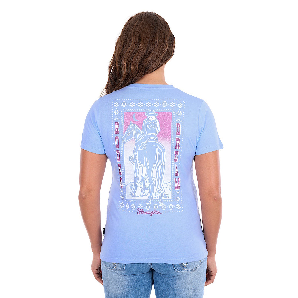 Wrangler Women's Lola Tee - Light Blue