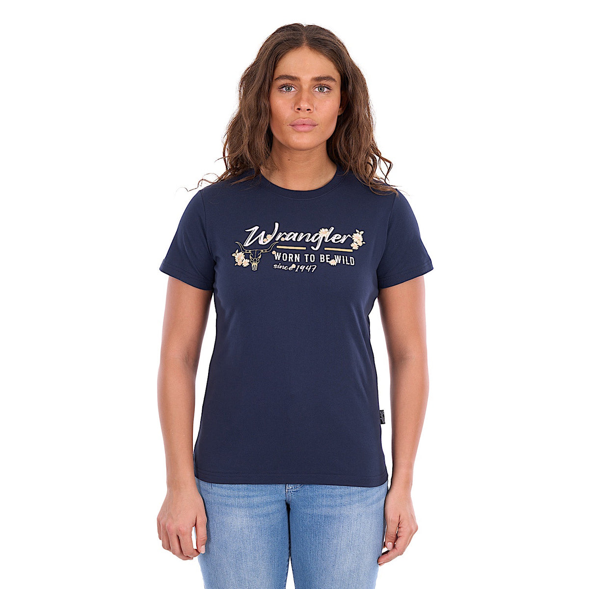 Wrangler Women's Belle Tee - Navy