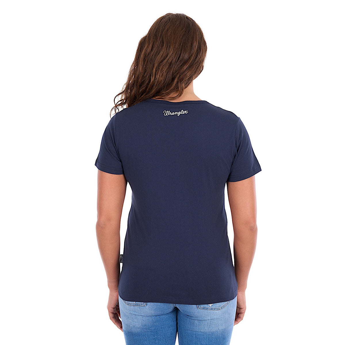 Wrangler Women's Lana V - Neck Tee - Navy