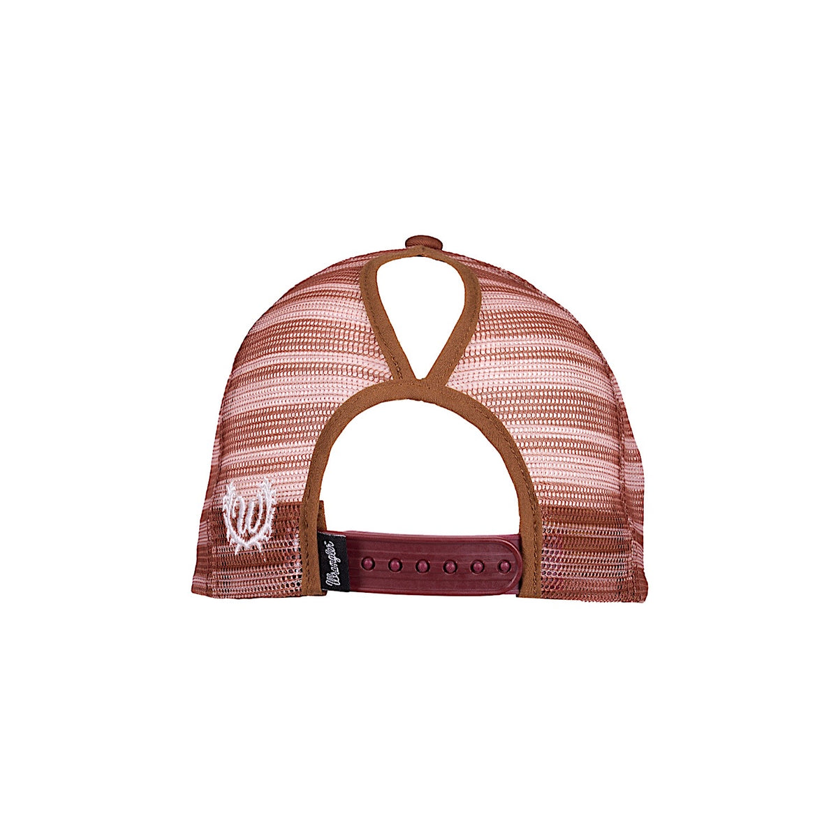 Wrangler Jenna Hgh Profile Ponytail Trucker Cap - Copper