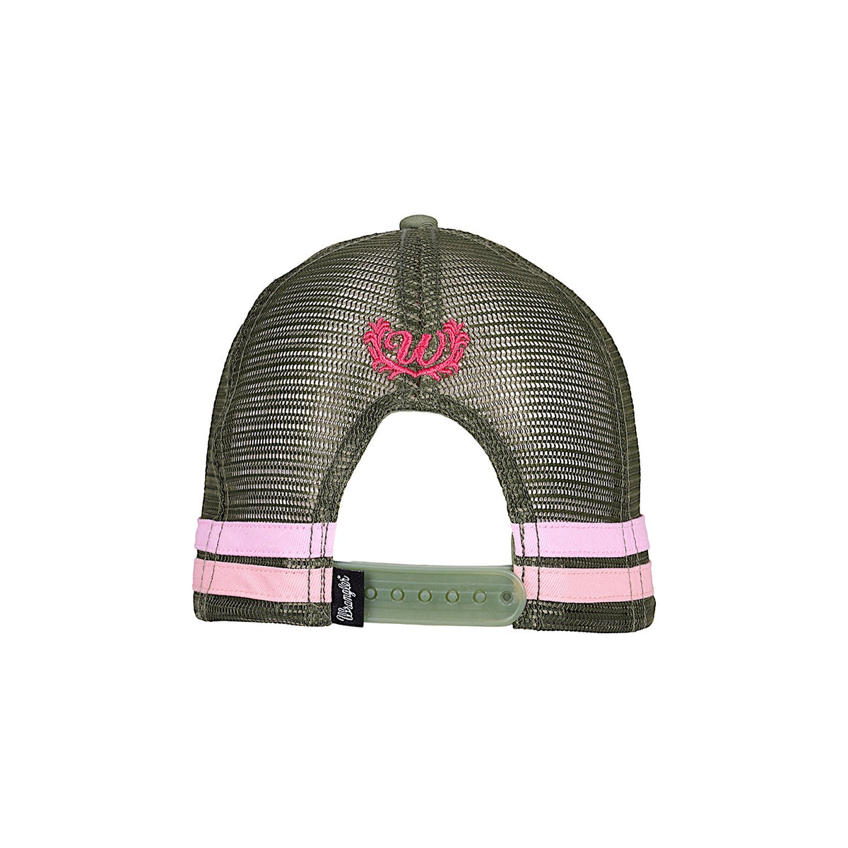 Wrangler Willa High Profile Trucker Cap - Khaki Marle / Coral