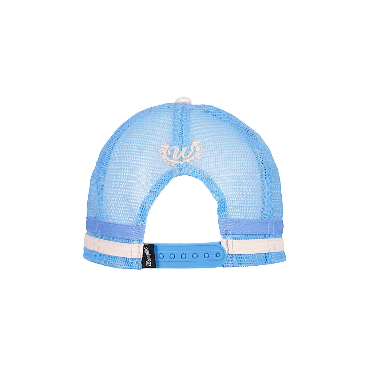 Wrangler Josie High Profile Trucker Cap - Cream / Light Blue