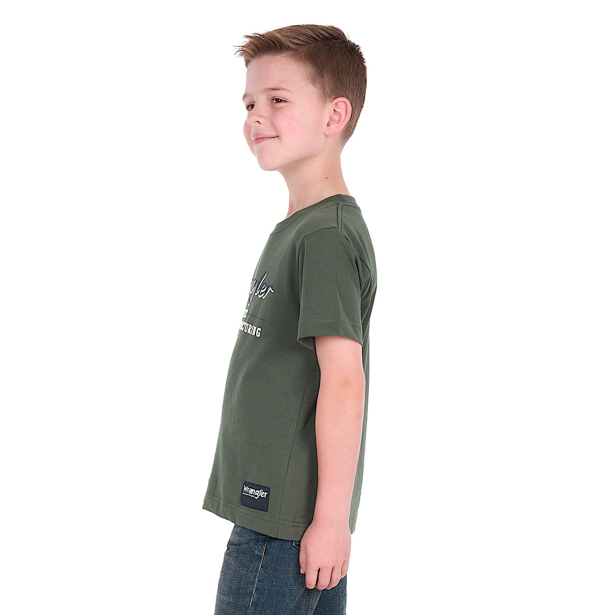 Wrangler Boy's William Tee - Cypress