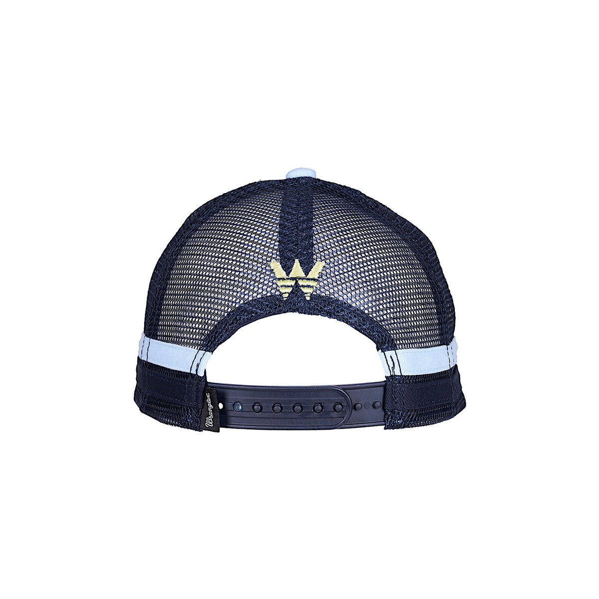 Wrangler Kid's Bruno Trucker Cap - Light Blue / Navy