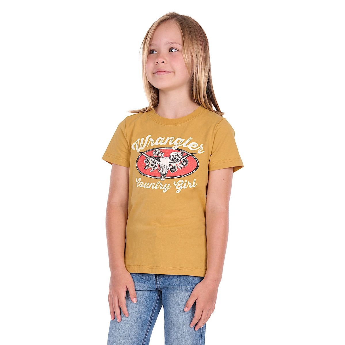 Wrangler Girl's Macie Tee - Sunset