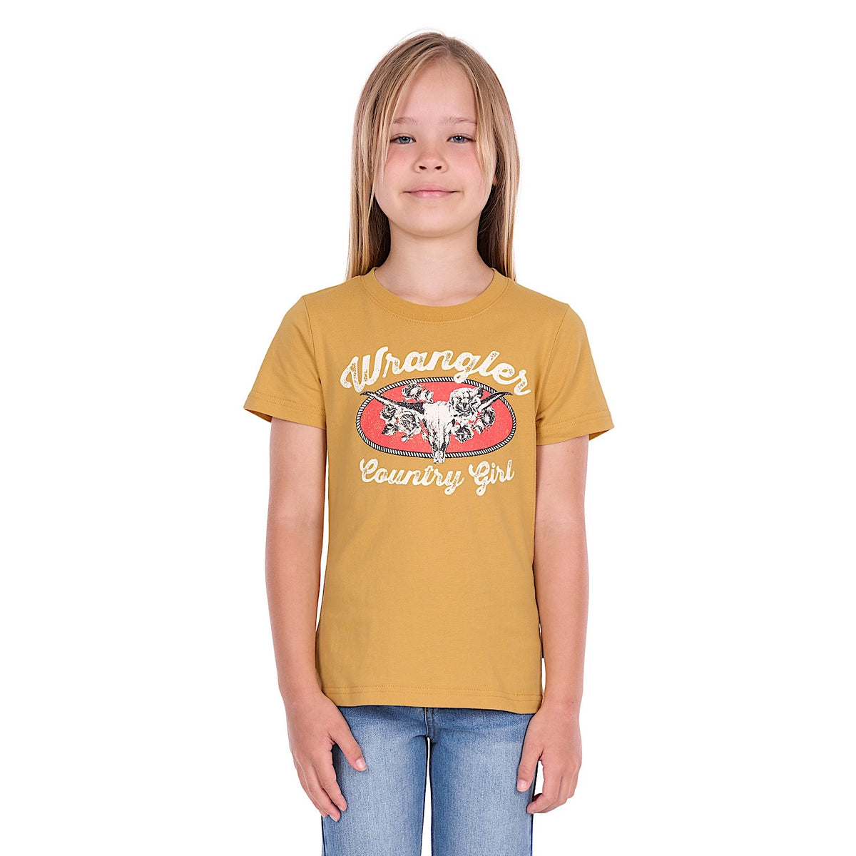 Wrangler Girl's Macie Tee - Sunset