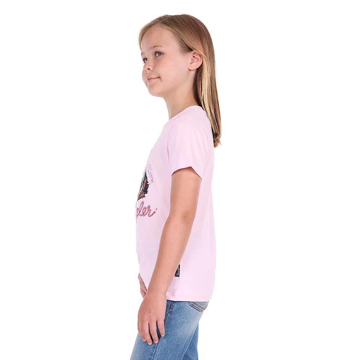Wrangler Girl's Jenna Tee - Pastel Pink