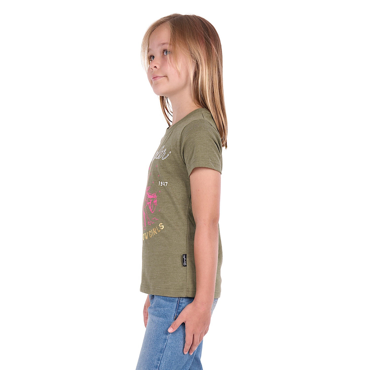 Wrangler Girl's Sage Tee - Khaki Marle