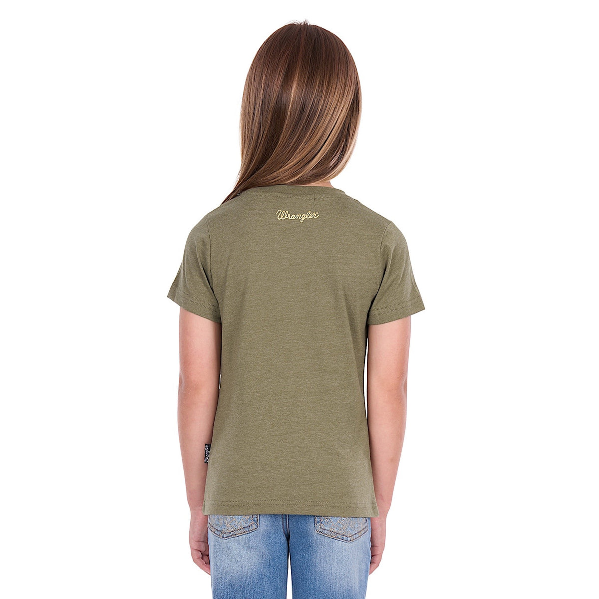 Wrangler Girl's Sage Tee - Khaki Marle