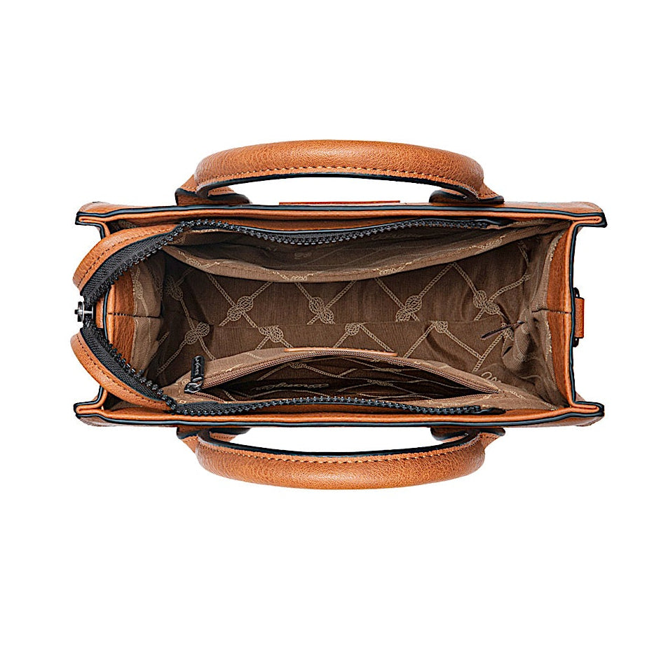 Wrangler Women's Talia Aztec Crossbody Bag - Tan