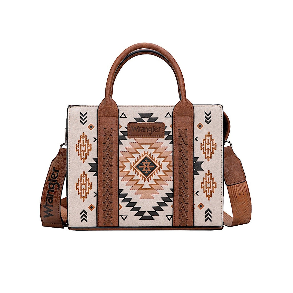 Wrangler Women's Talia Aztec Crossbody Bag - Natural