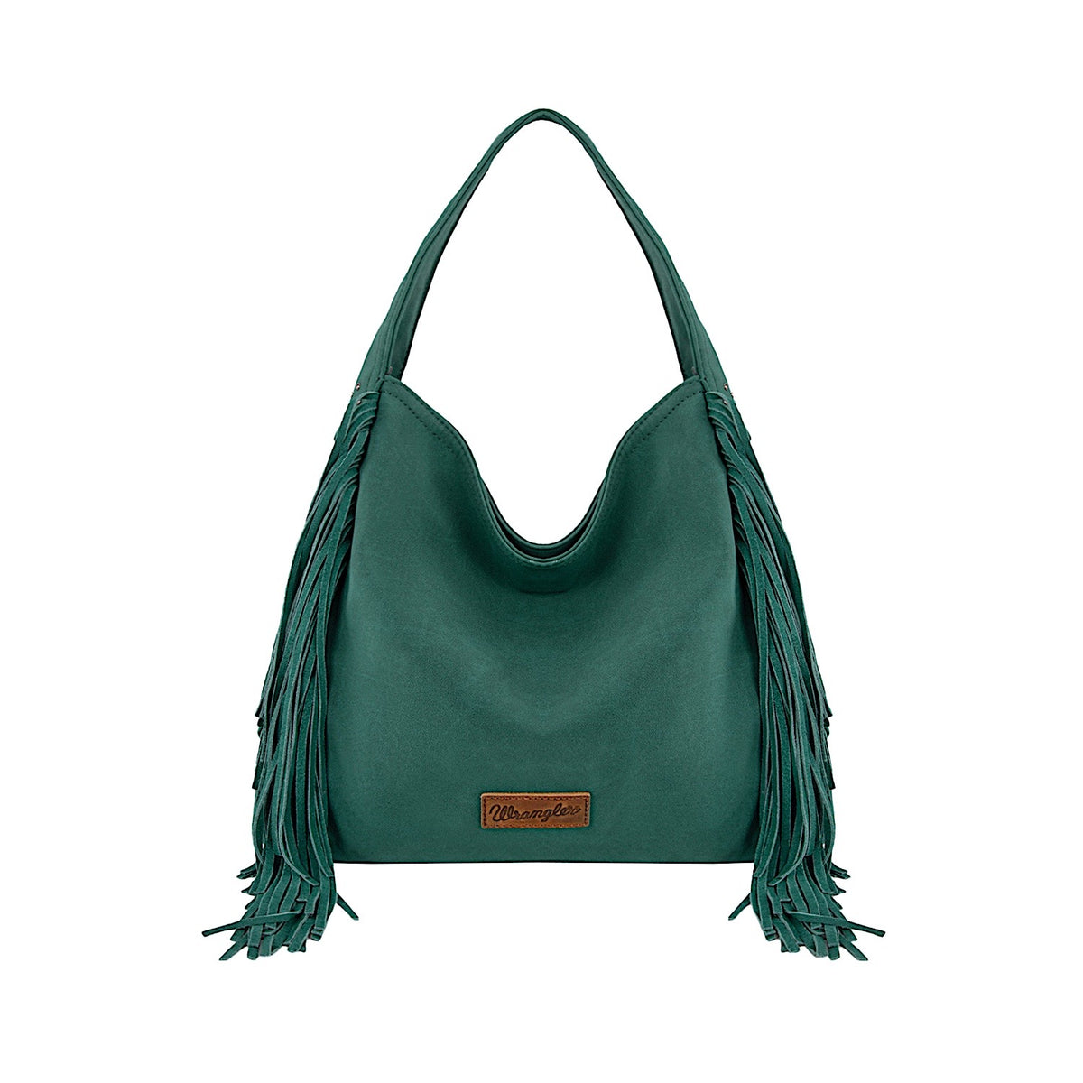 Wrangler Women's Shiloh Fringe Studded Bag  - Turquoise