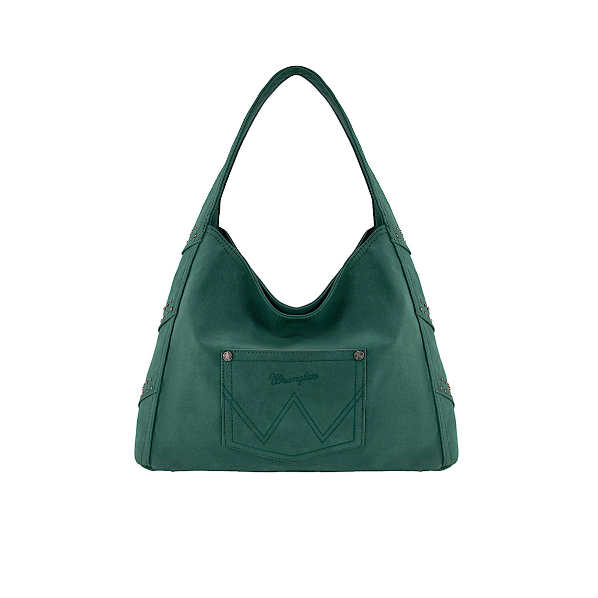 Wrangler Women's Shiloh Fringe Studded Bag  - Turquoise