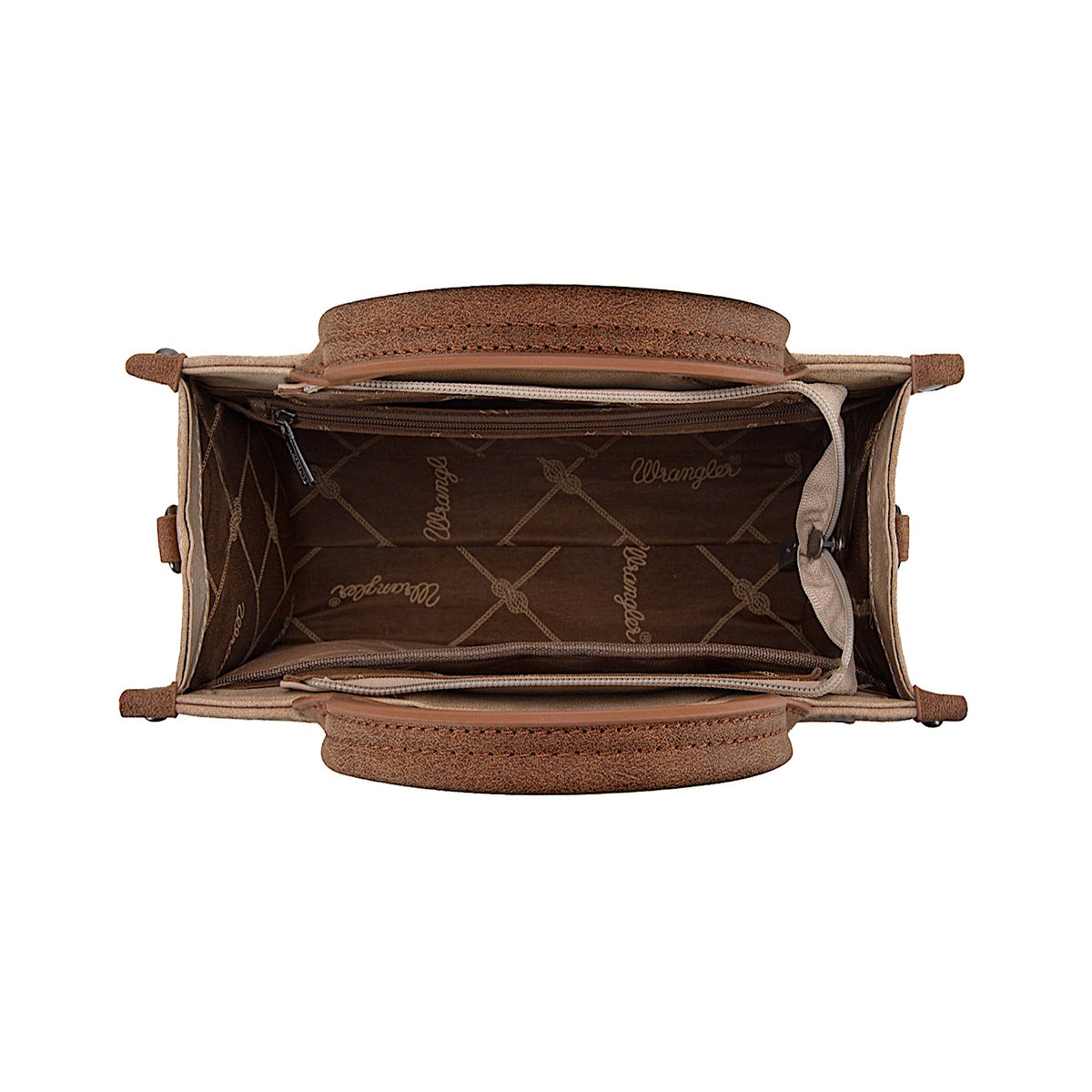 Wrangler Women's Feature Buckle Crossbody Bag - Tan