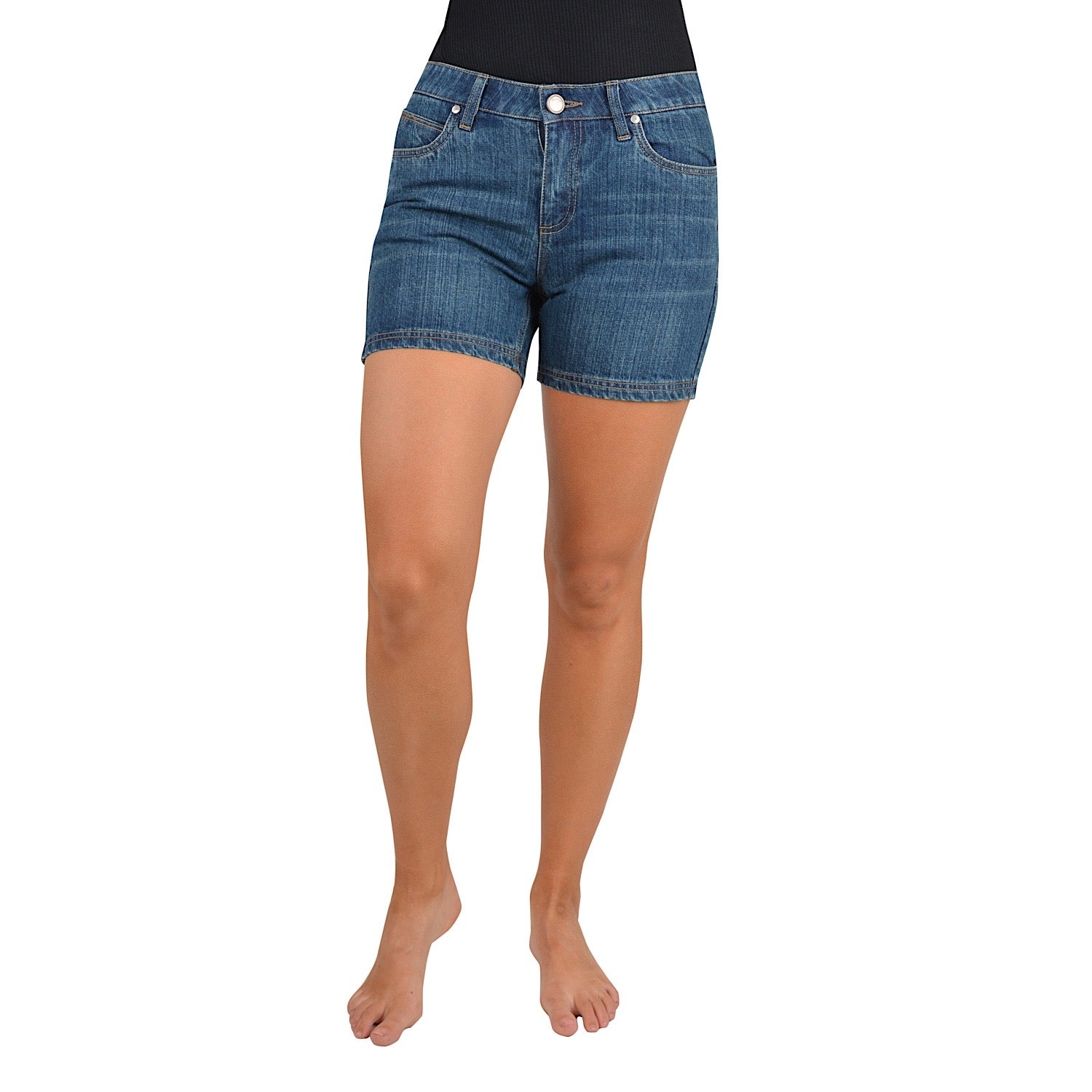Women's wrangler denim shorts new arrivals