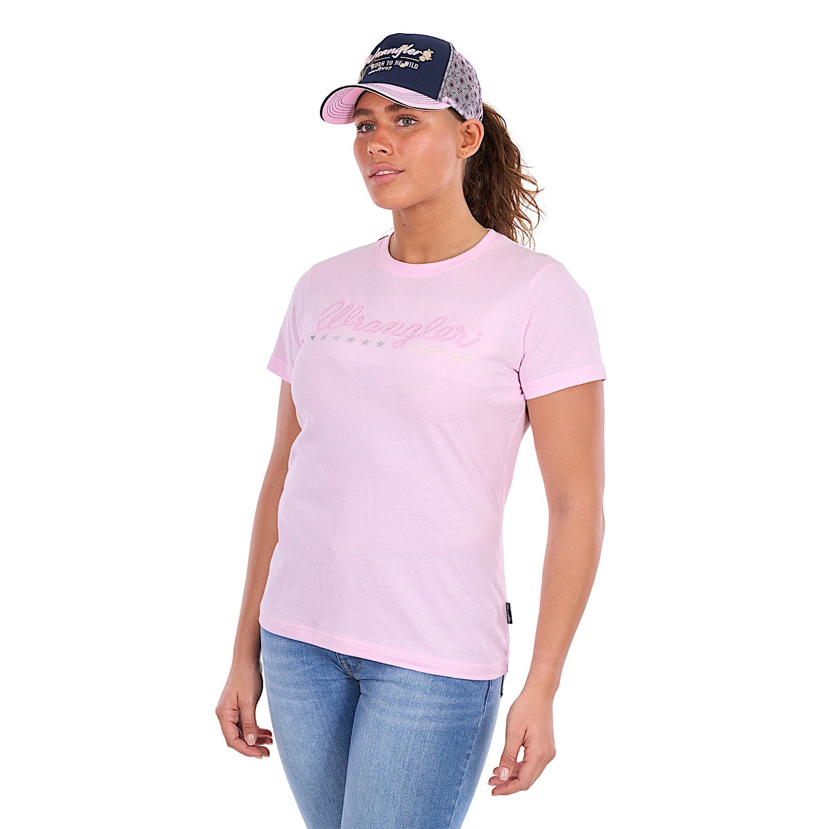 Wrangler Women's Lucy Tee - Pastel Pink