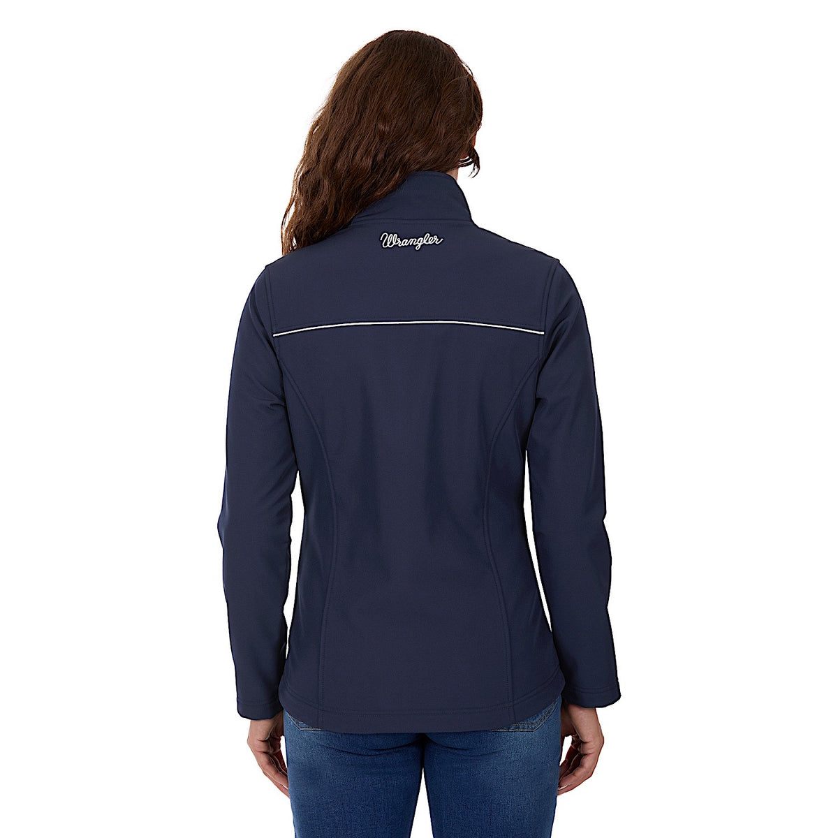 Wrangler Women's Logo Softshell Jacket - Navy