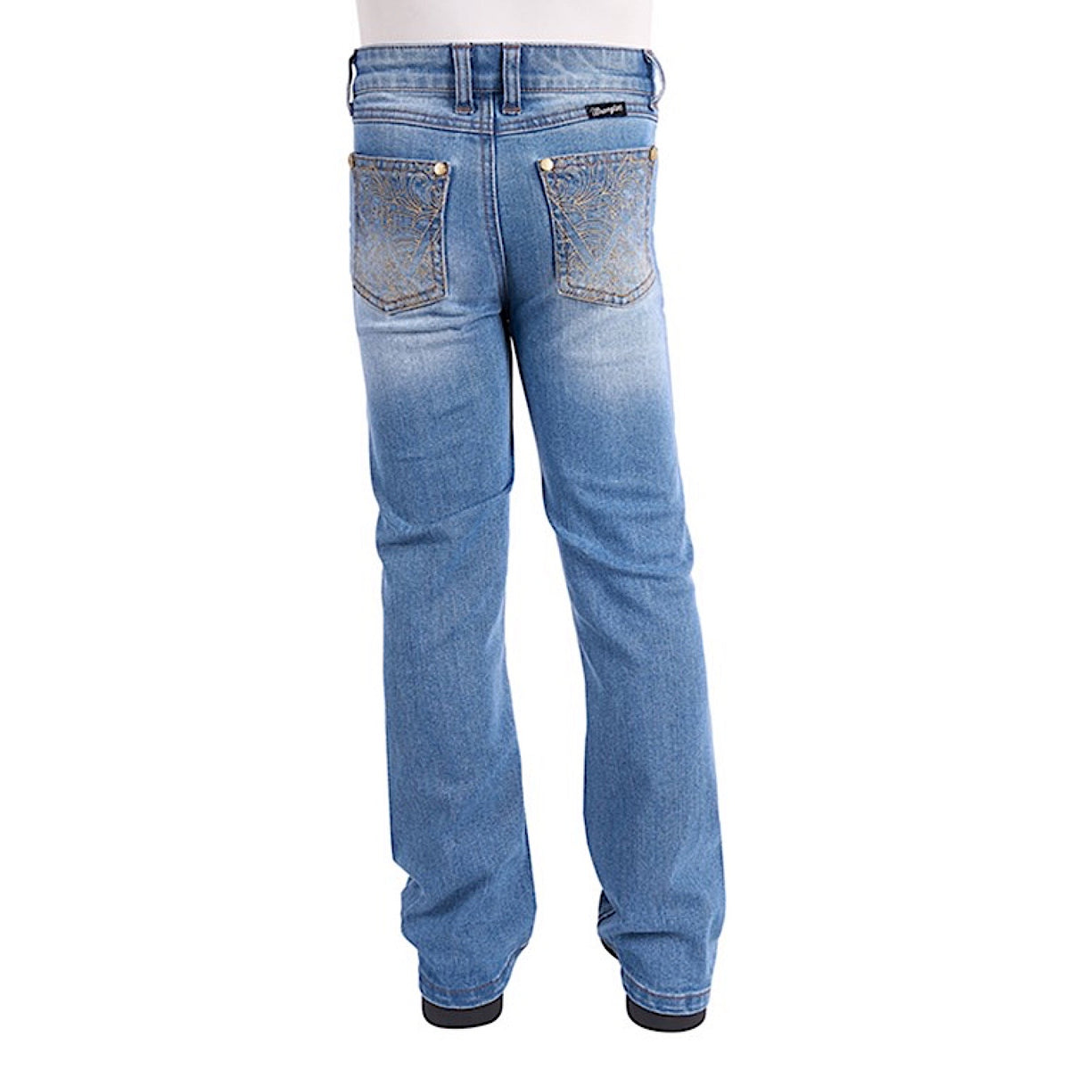 Wrangler Girl's Lucy Boot Cut Jean - Faded Blue