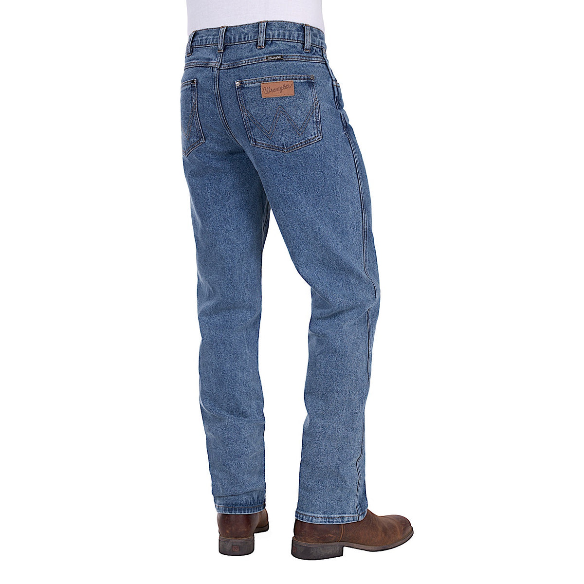 Wrangler Men’s Reg Straight Leg Jean - Original Stone