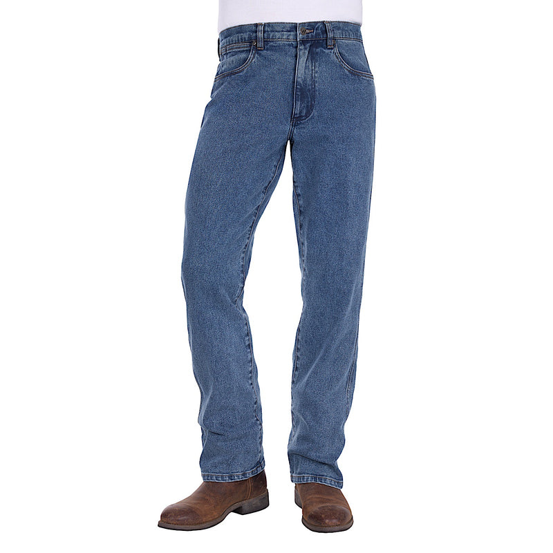 Wrangler Men’s Reg Boot Cut Jean - Original Stone