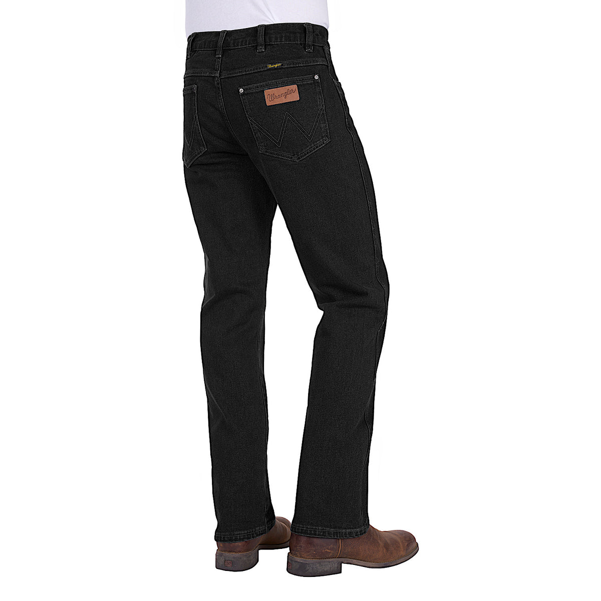 Wrangler Men's Reg Slim Straight Leg Jean - Black