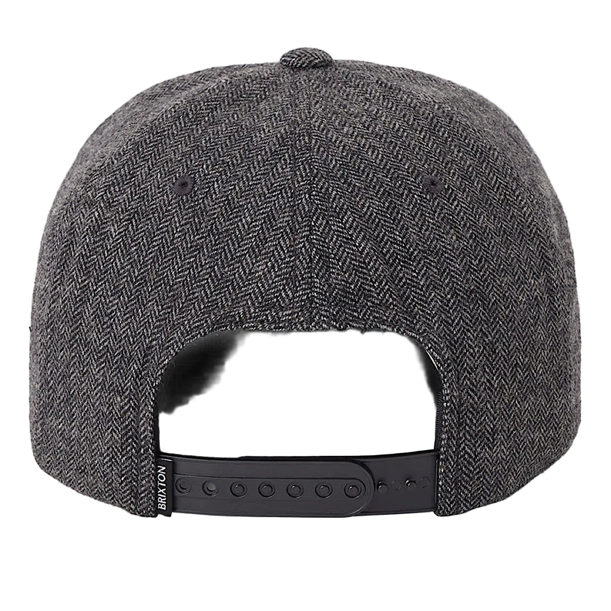 Brixton Dyson Snapback Cap - Black Herringbone