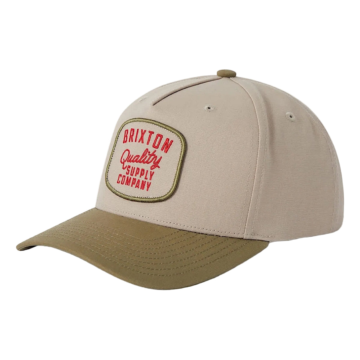 Brixton Hubal Snapback Cap - Khaki/Dark Olive