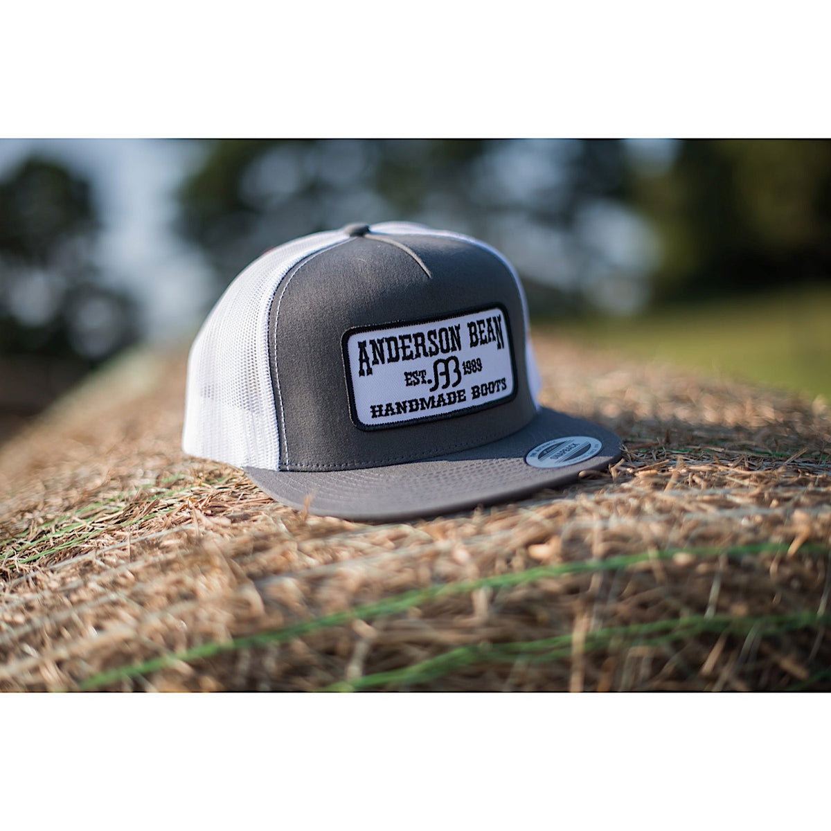 Red Dirt Hat Co Anderson Bean Cap - Charcoal/White