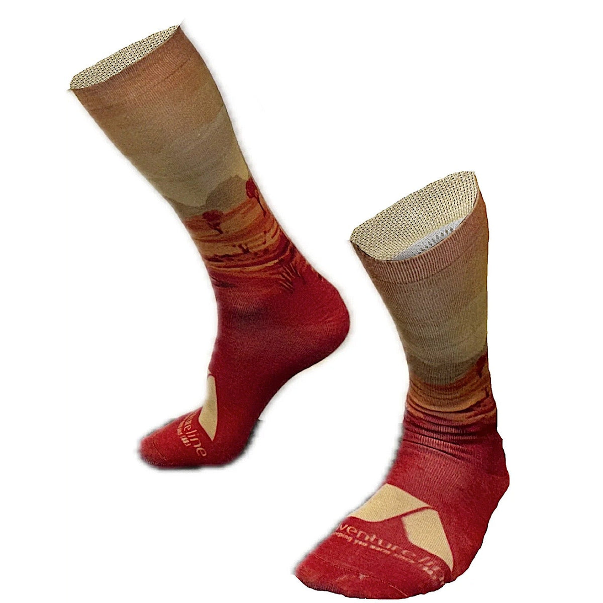 Adventureline Unisex Outback Sock - Red